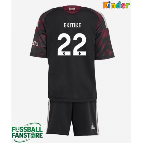 Liverpool Hugo Ekitike #22 Replik 3rd trikot Kinder 2026-27 Kurzarm (+ Kurze Hosen)